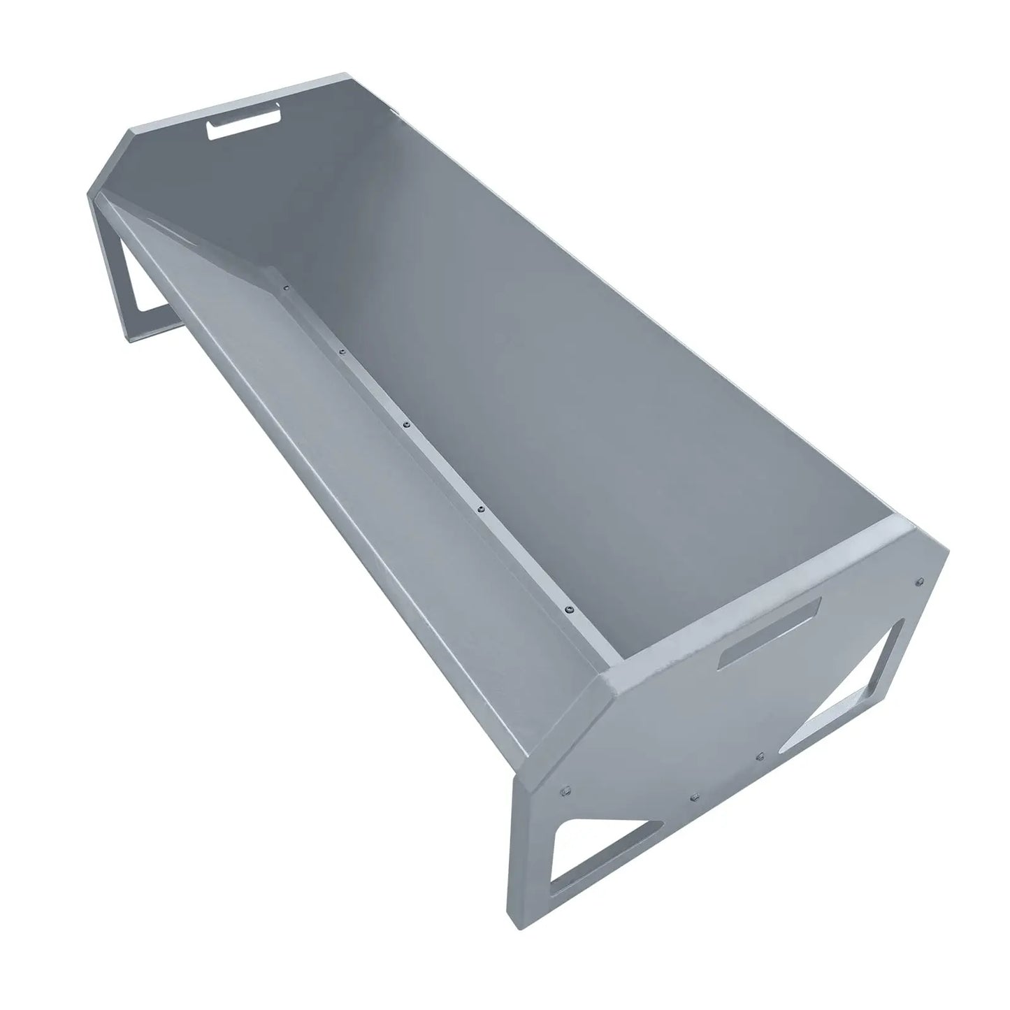 22 Gallon Heavy Duty Galvanized Feeder Rustproof V-Shaped Bottom