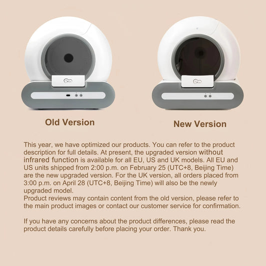 Self-Cleaning Cat Litter Box App Control, ONLY Supports 2.4G WiFi