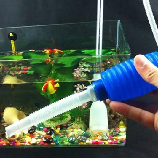 Aquarium Siphon Fish Tank Vacuum Cleaner Filter Tools 1.4m