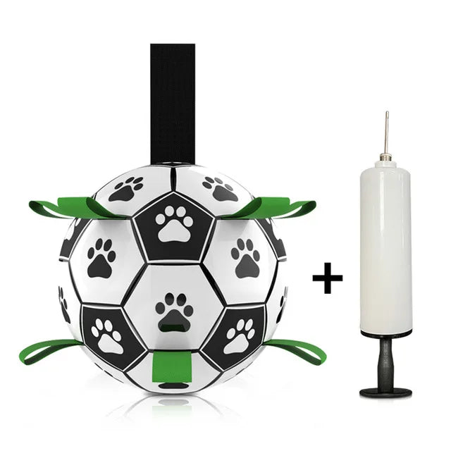 Dog Toy Interactive Pet Football Toys with Grab Tabs