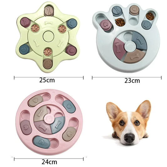 Interactive Dog Puzzle Toy – Slow Feeder IQ Trainer