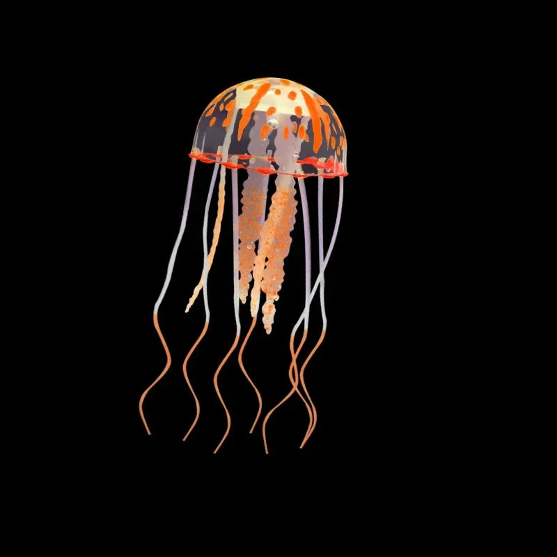 Artificial Swim Glow Jellyfish for Fish Tank Aquarium Underwater Decoration
