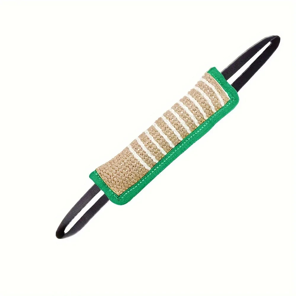 Durable Jute Dog Chew Toy - Bite-Resistant Teething Stick Dental Health Care