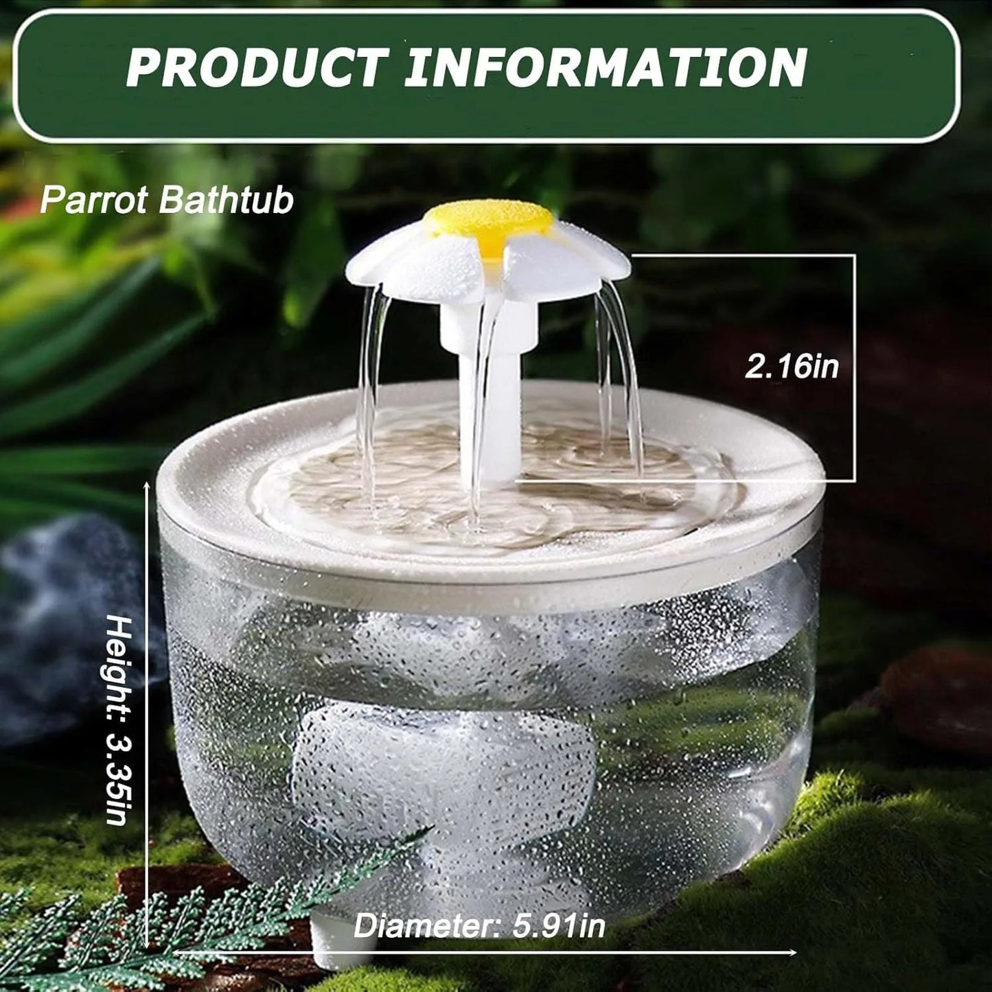 Indoor automatic Bird Shower