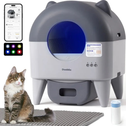 Automatic Cat Litter Box Extra Large Self Cleaning Litter Box