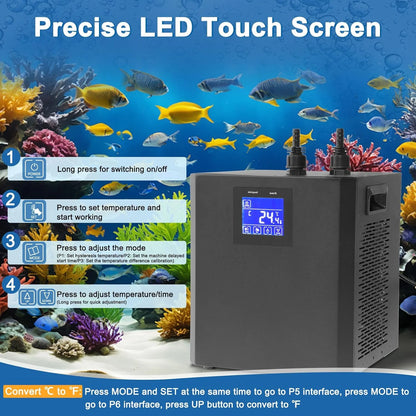 Aquarium Chiller for Fish Tank 79Gal Hydroponic with Remote Control