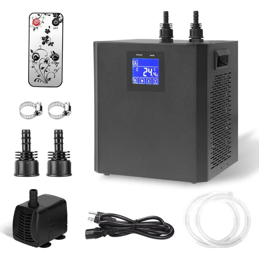 Aquarium Chiller for Fish Tank 79Gal Hydroponic with Remote Control