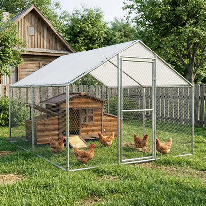 Wooden Chicken Coop with 2 Nesting Boxes