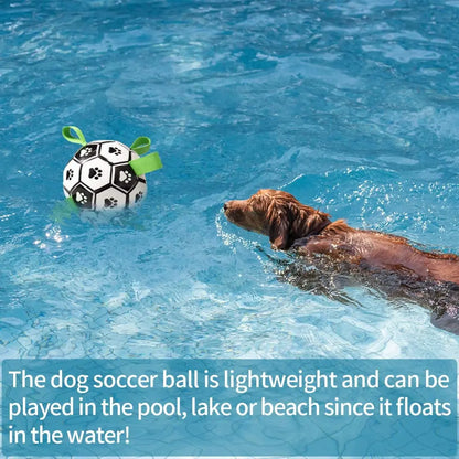 Dog Toy Interactive Pet Football Toys with Grab Tabs