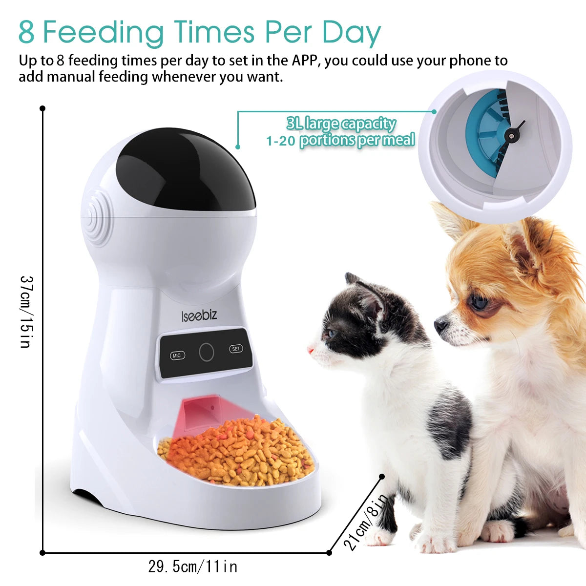 Automatic Pet Feeder With Voice Record