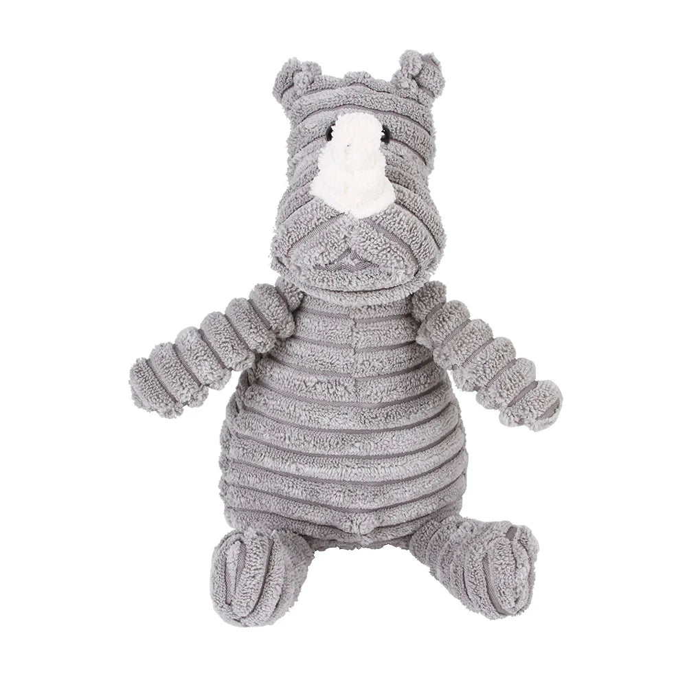 Dog Molar Toy Vent Training Corduroy Monkey Pig Voice Tooth Cleaning