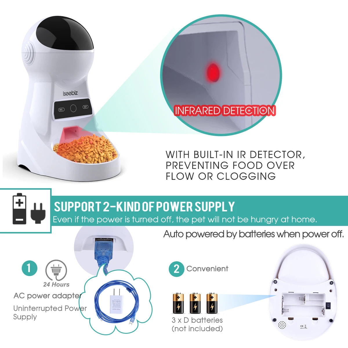 Automatic Pet Feeder With Voice Record