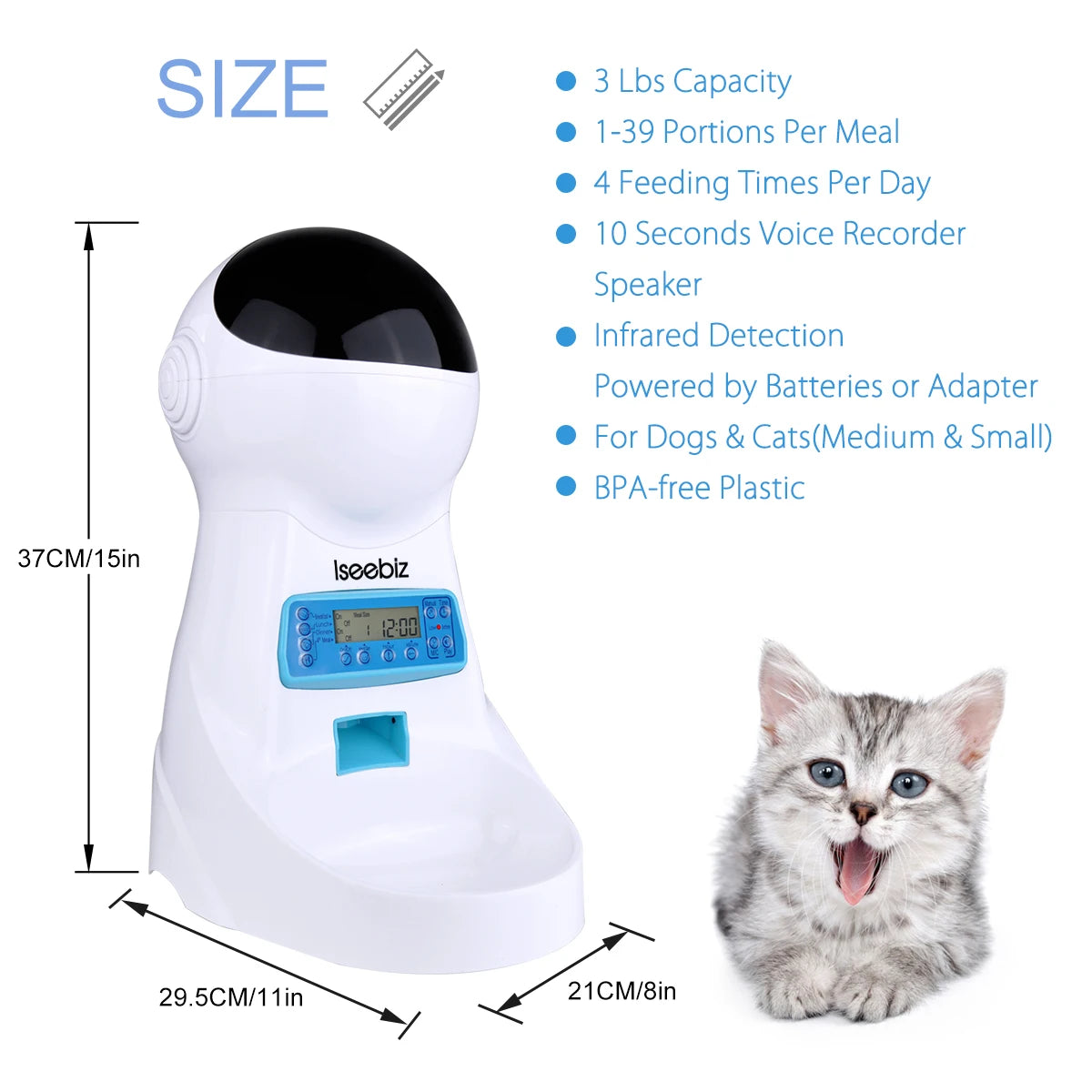 Automatic Pet Feeder With Voice Record