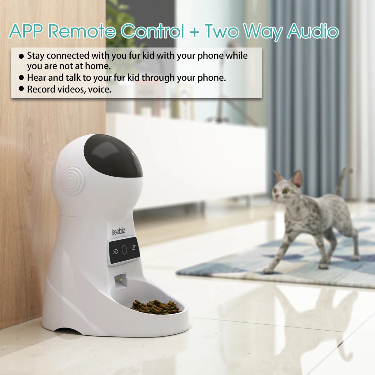Automatic Pet Feeder With Voice Record