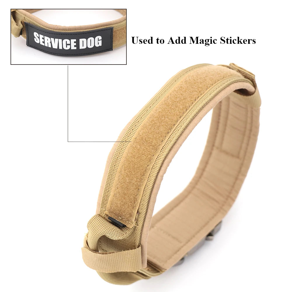 Adjustable Tactical Dog Collar And Leash Set