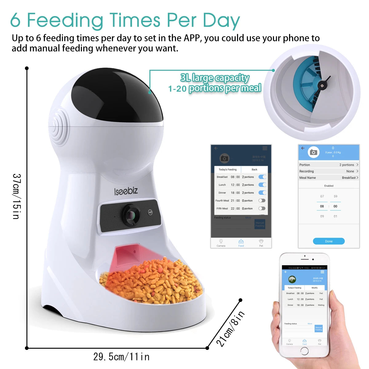 Automatic Pet Feeder With Voice Record