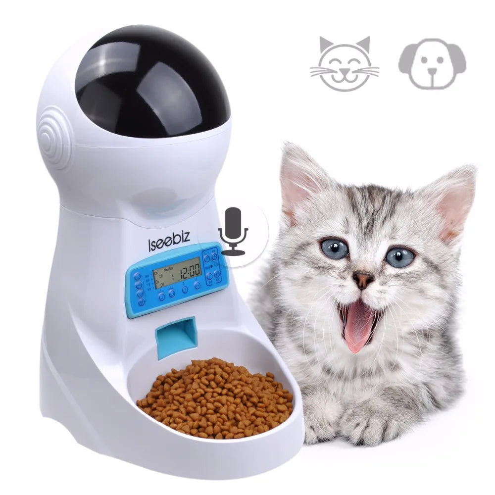 Automatic Pet Feeder With Voice Record