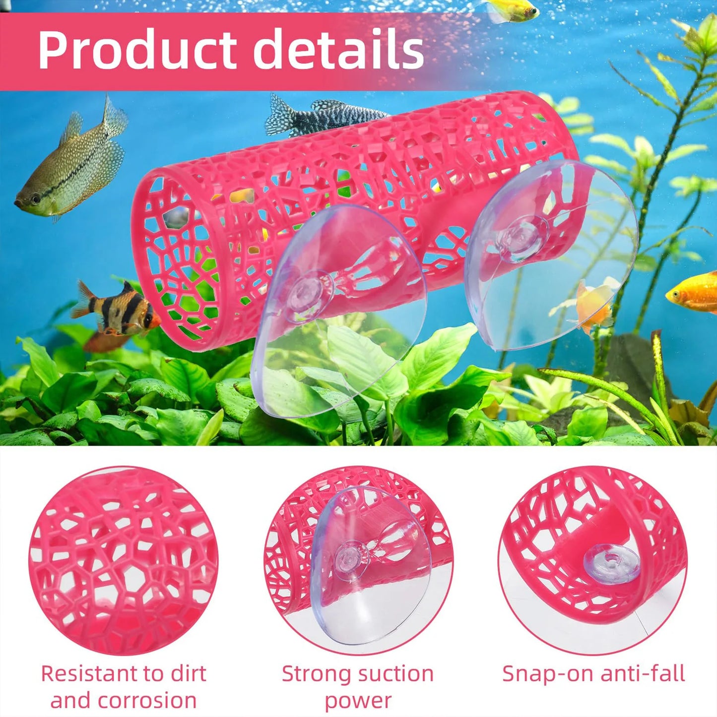 Aquarium Fish Tunnel Toys Betta Fish Tunnel Hideouts