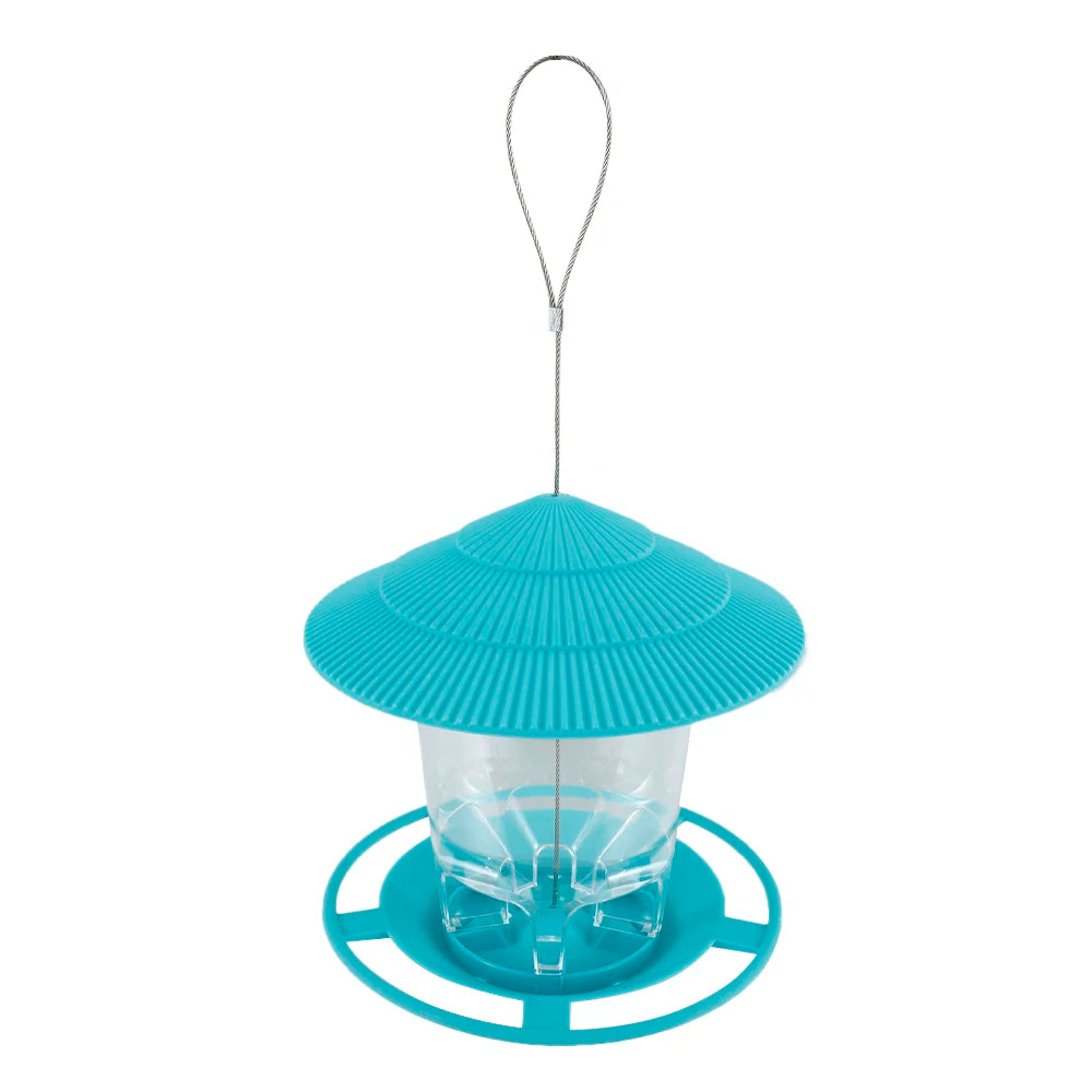 Bird Feeder Automatic Foot Feeding Hanging Dispenser