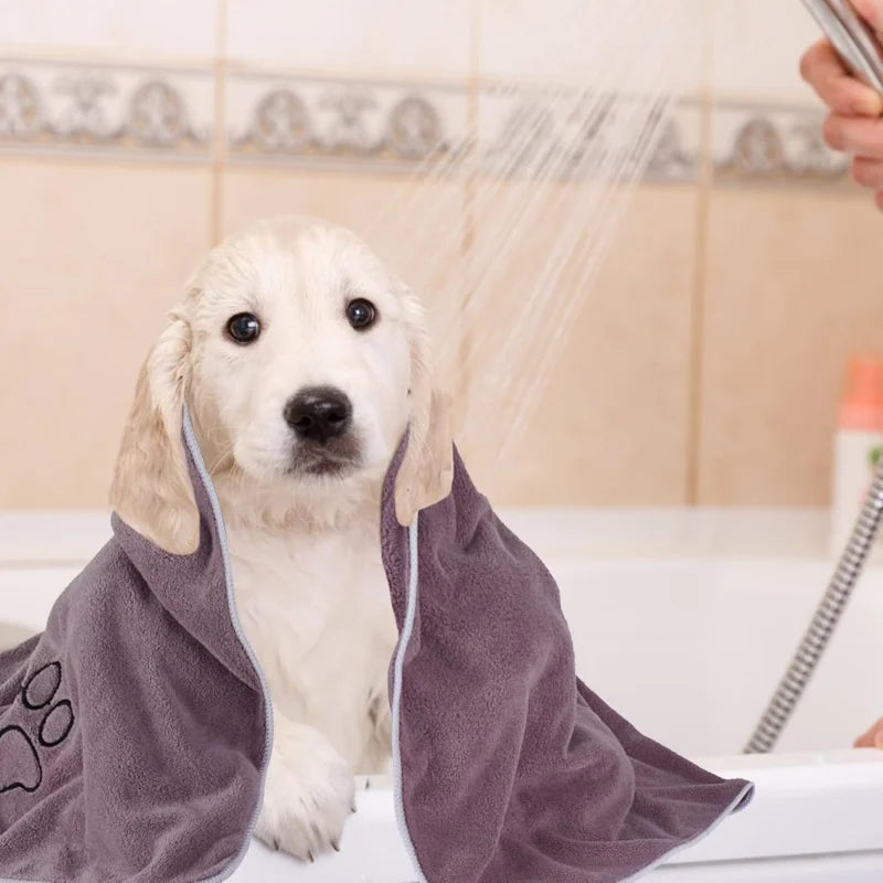 Microfiber Pet Absorbent Towels for Pet Bathing