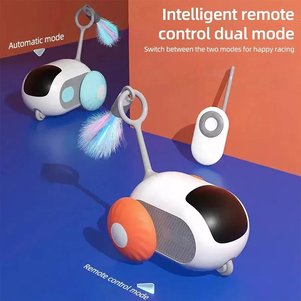 Automatic Rolling Remote Control Toy Car Interactive Cats