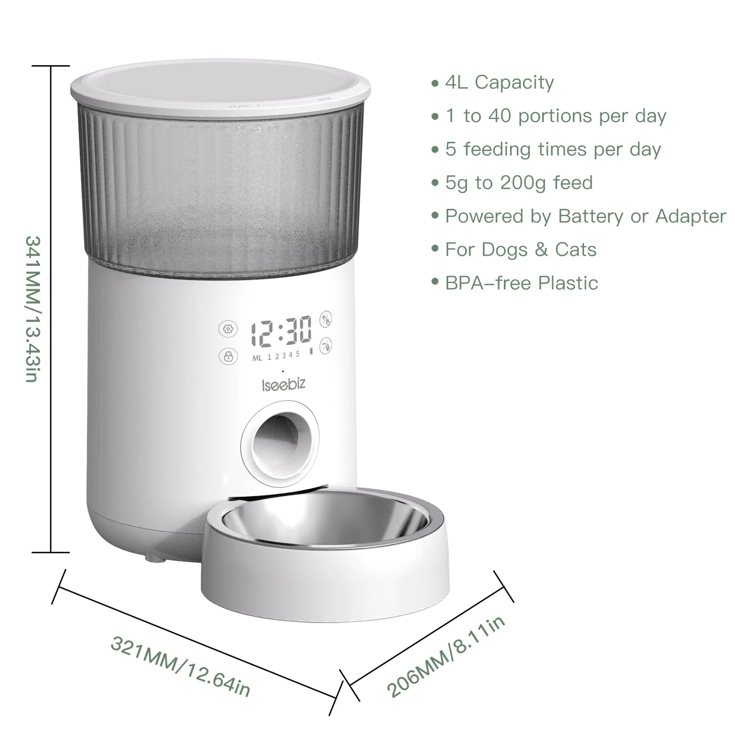 Automatic Pet Feeder With Voice Record
