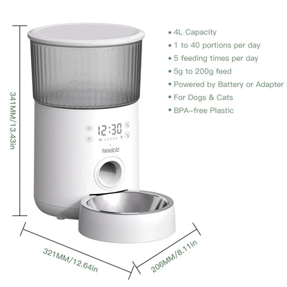 Automatic Pet Feeder With Voice Record