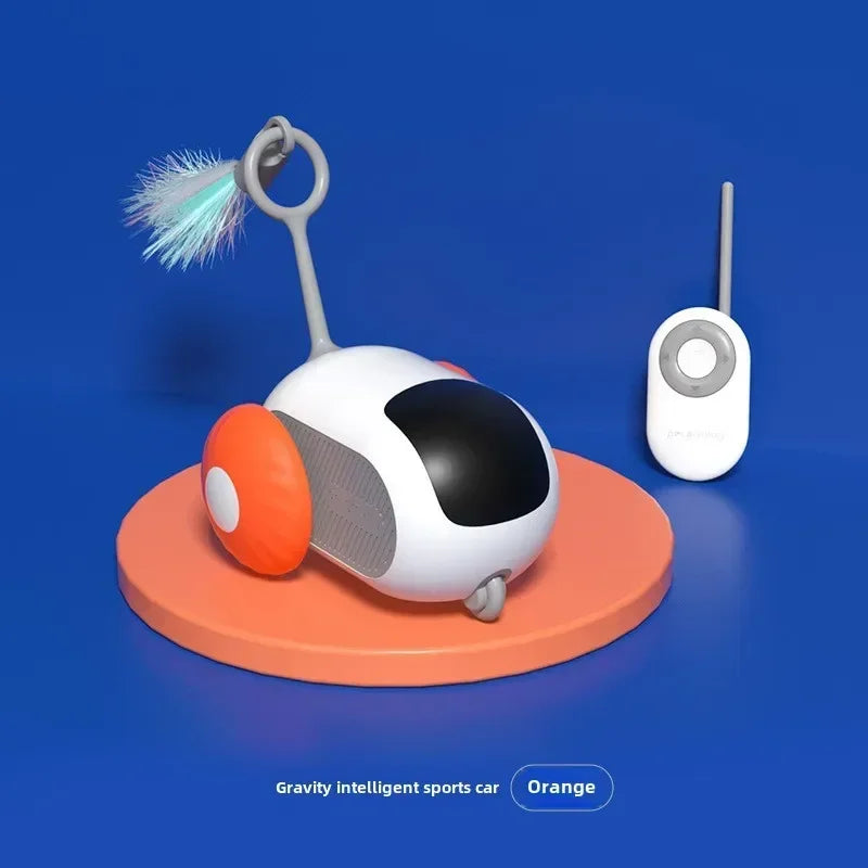 Automatic Rolling Remote Control Toy Car Interactive Cats