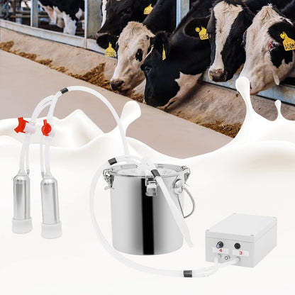 5L/10L Electric Cow Milking Machine Speed Pulsating Vacuum Pump
