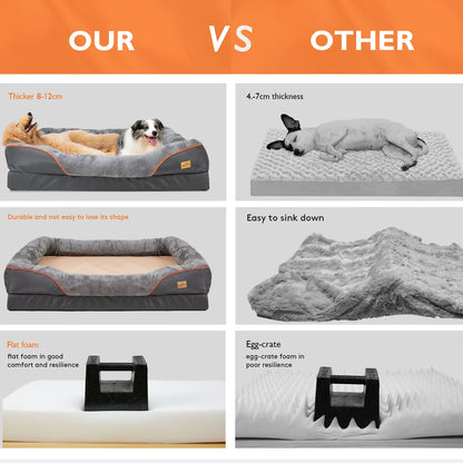 Large Dog waterproof Bed Comfortable Anti Allergy Washable