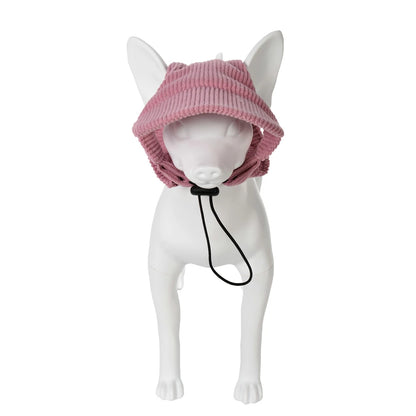 Cute Hat for Cats Dogs Adjustable  Baseball Cap With Ear Hole