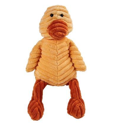 Dog Molar Toy Vent Training Corduroy Monkey Pig Voice Tooth Cleaning