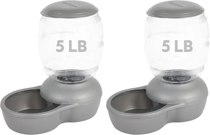 Automatic Pet Feeder for Cats and Dogs, 5 LB Capacity,
