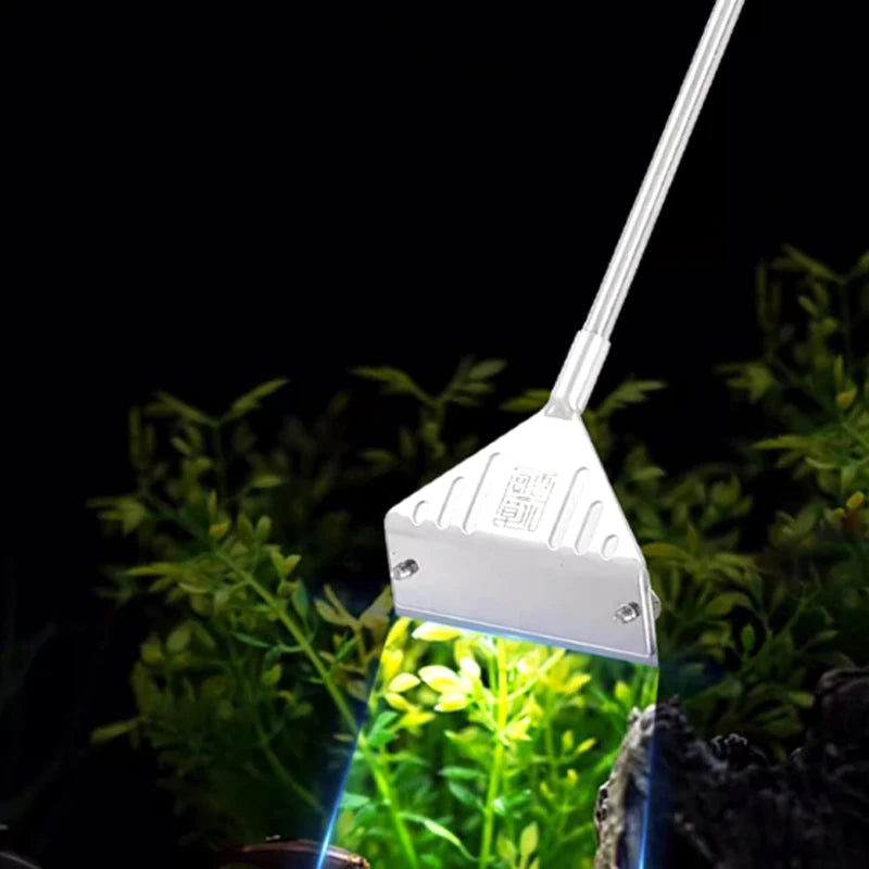 Aquarium Algae Scraper – Dual‑Use Flat Sand & Glass Cleaner