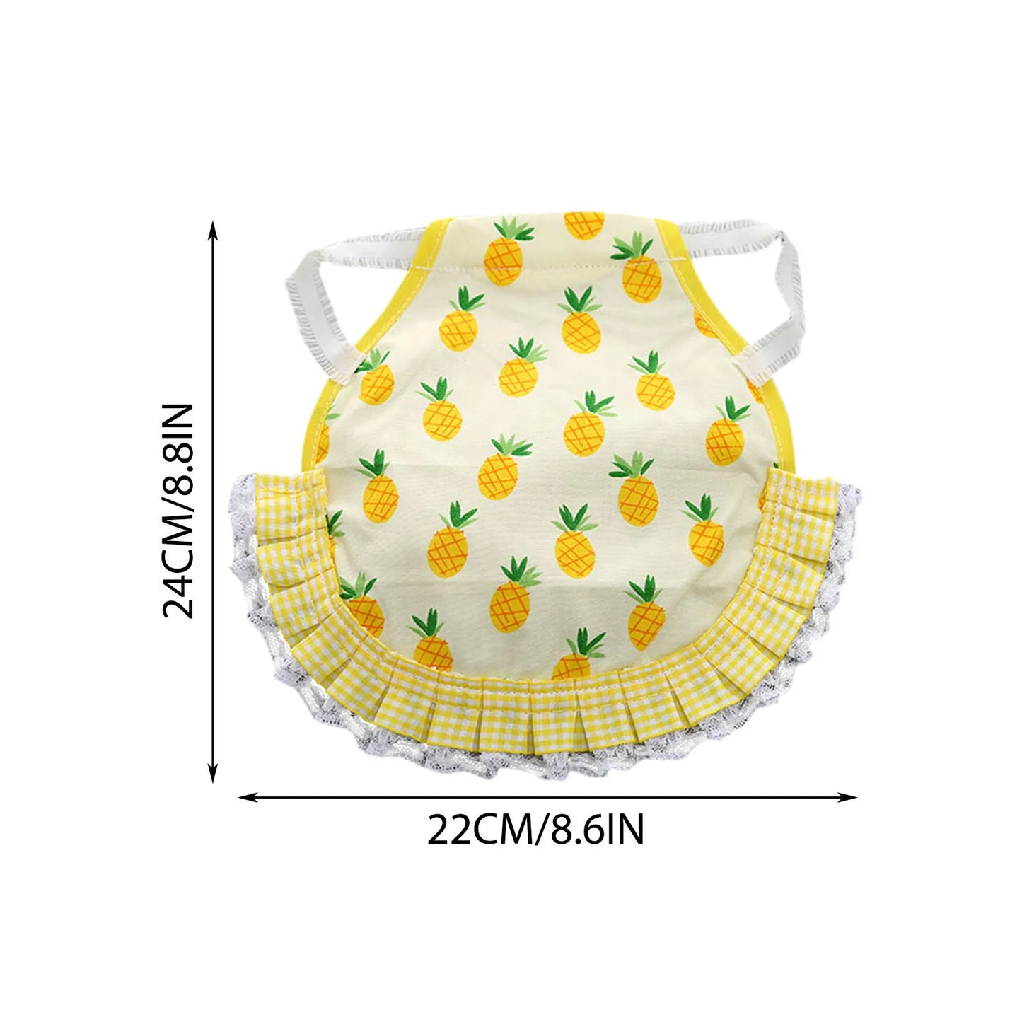 1pcs Farm Hen Feather Retainer Chicken Saddle Strap Apron Double Back Protector