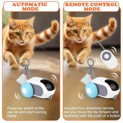 Automatic Rolling Remote Control Toy Car Interactive Cats
