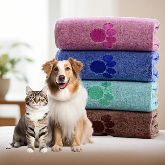 Microfiber Pet Bath Towel – Ultra‑Absorbent Quick‑Dry Towel