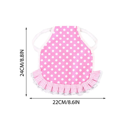 1pcs Farm Hen Feather Retainer Chicken Saddle Strap Apron Double Back Protector