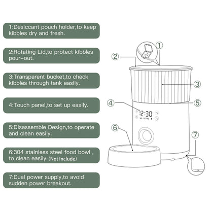 Automatic Pet Feeder With Voice Record