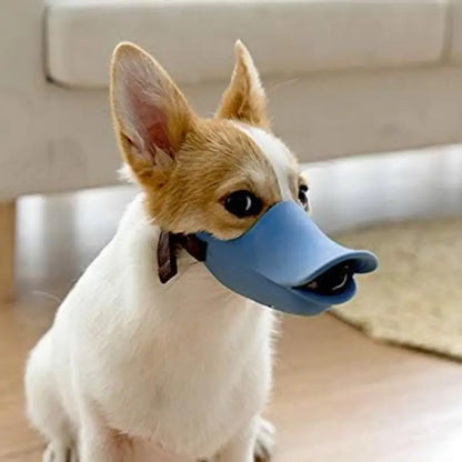 Silicone Duck Muzzle Mask  Anti Bite Stop Barking