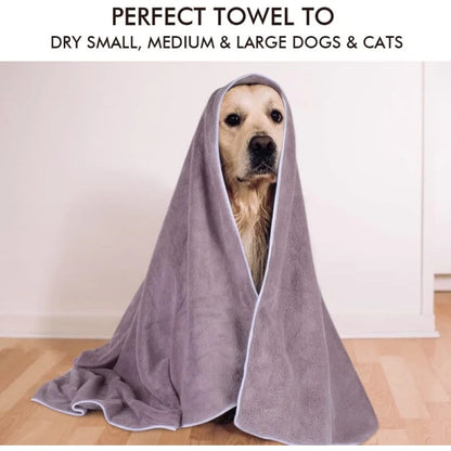 Microfiber Pet Absorbent Towels for Pet Bathing