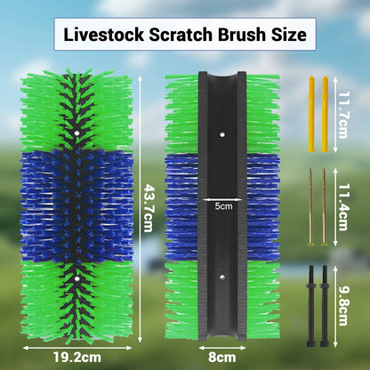 Livestock Scratch Brushes, Full Massage Grooming Brush Kit,