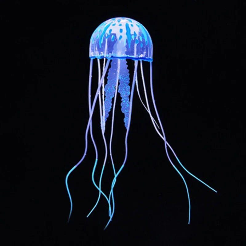 Artificial Swim Glow Jellyfish for Fish Tank Aquarium Underwater Decoration