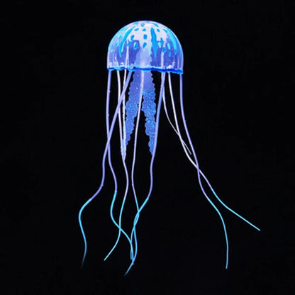 Artificial Swim Glow Jellyfish for Fish Tank Aquarium Underwater Decoration