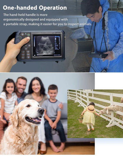 Portable Veterinary Ultrasound Scanner for Pig Sheep Cattle Horse Dog