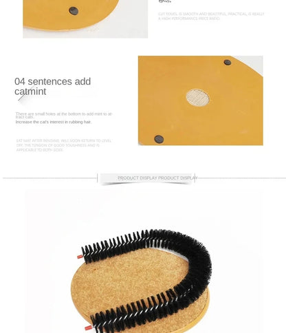 Cat Toy Arch Self Groom Feline with A Massage Brush