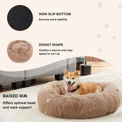 Calming Bed for Medium to Large Dogs Washable