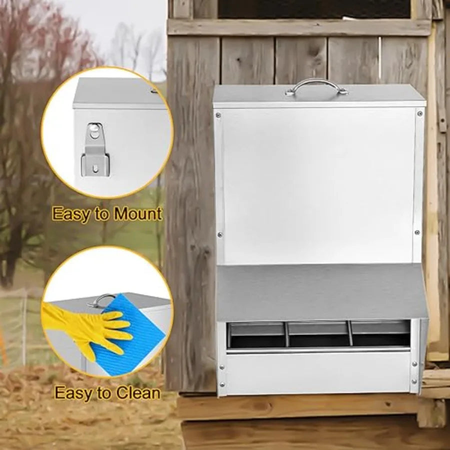Galvanized Chicken Feeder Poultry
