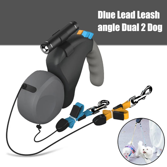 Walk 2 Dogs Retractable Leash
