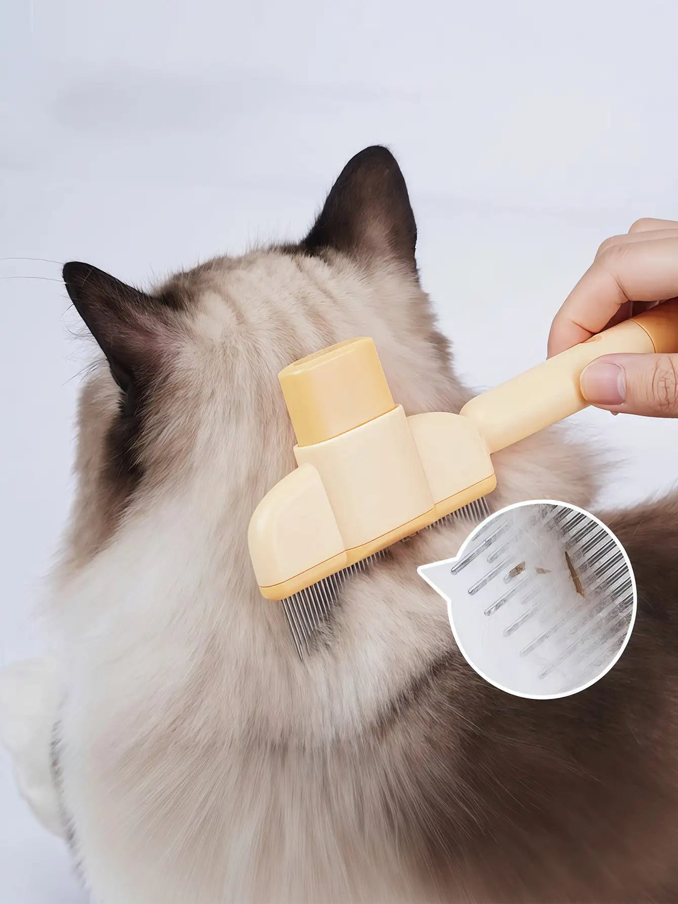 Wall-Mounted Cat Scratching Post Silicone Bristles